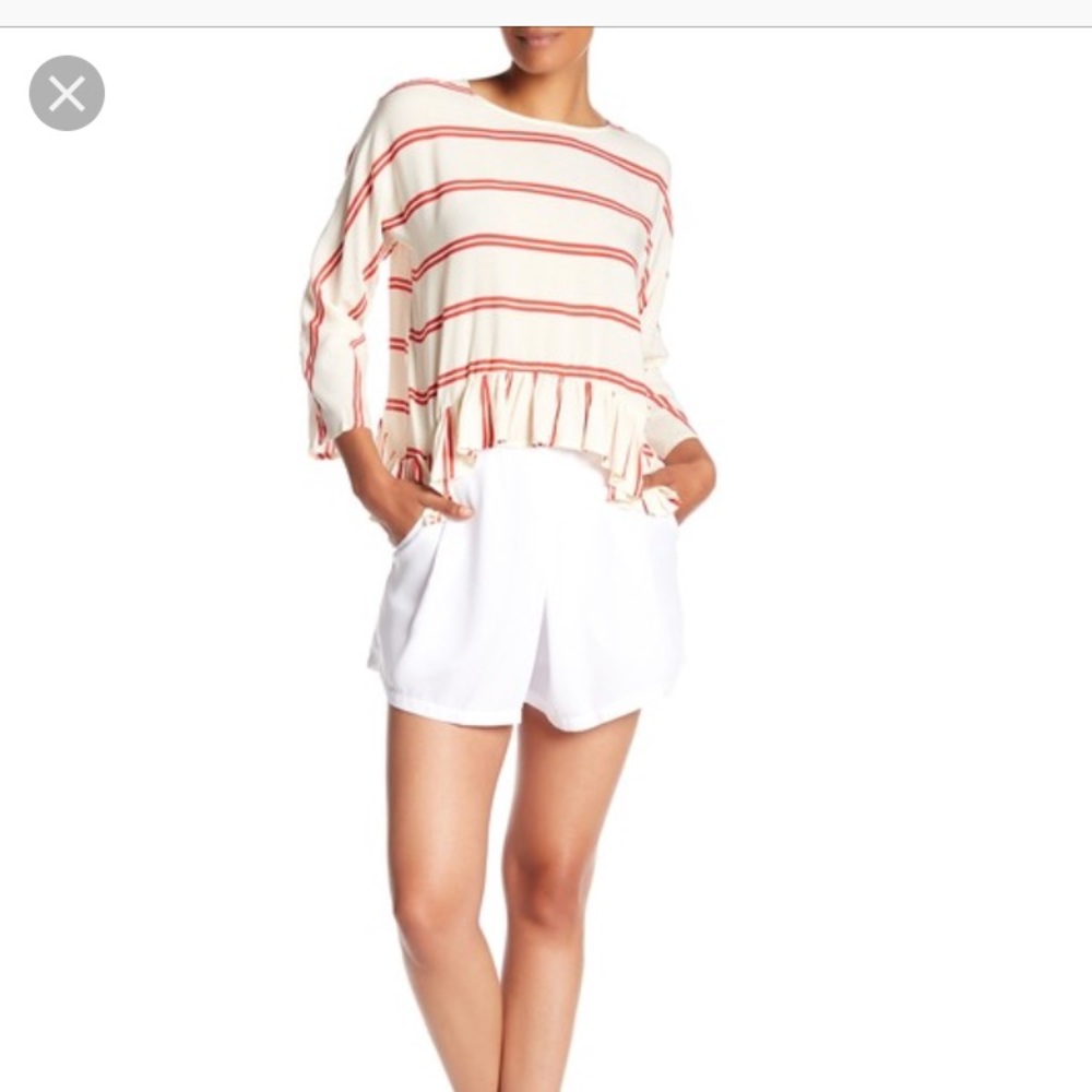 Brand new white yacht shorts